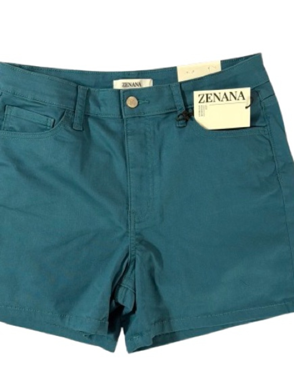 Zenana Women's Teal Shorts